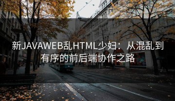 新JAVAWEB乱HTML少妇：从混乱到有序的前后端协作之路
