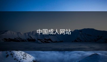中国成人网站