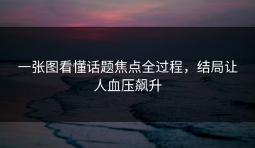 一张图看懂话题焦点全过程，结局让人血压飙升